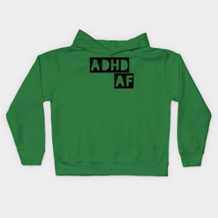 ADHD typographic design Kids Hoodie